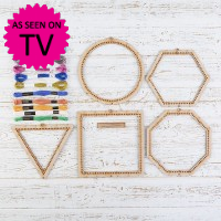 Spira-Thread Large Geometric Frame Kit - Makes 5 Spira-Thread Large Geometric Frame Kit - Makes 5